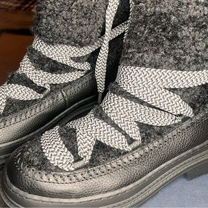 Faux fur winter boots